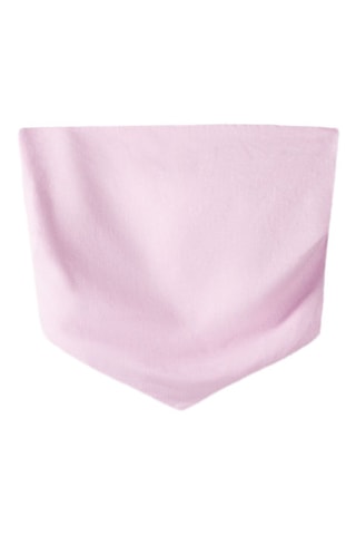 Top bustier en lin - Rose