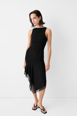 Robe midi - Noir