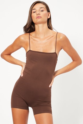 Combishort - Marron