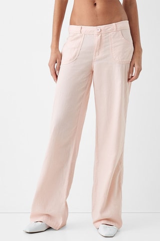 Pantalon en lin - Rose