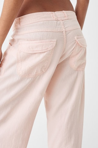 Pantalon en lin - Rose