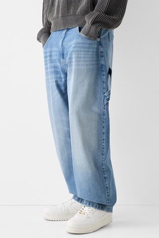 Jean wide legs - Bleu