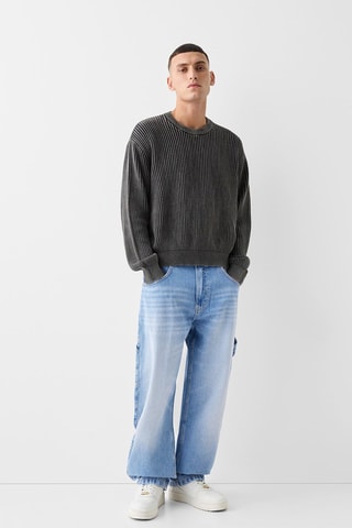 Jean wide legs - Bleu