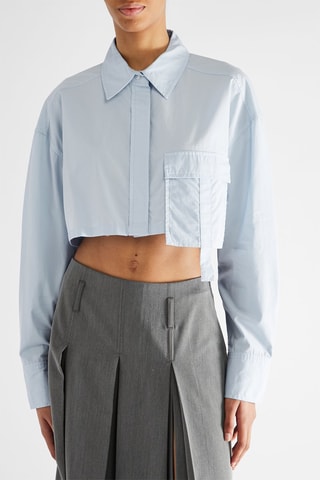 Crop top - Bleu