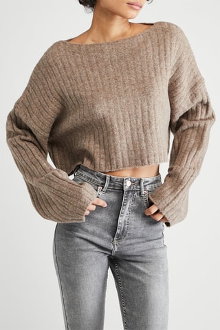 Pull oversize - Marron