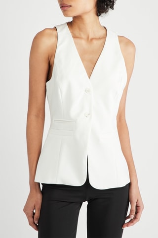 Gilet sans manches - Blanc
