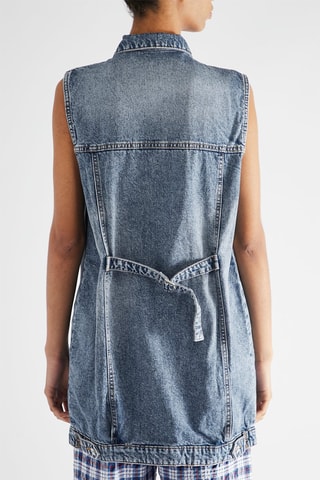 Veste oversize en jean - Bleu