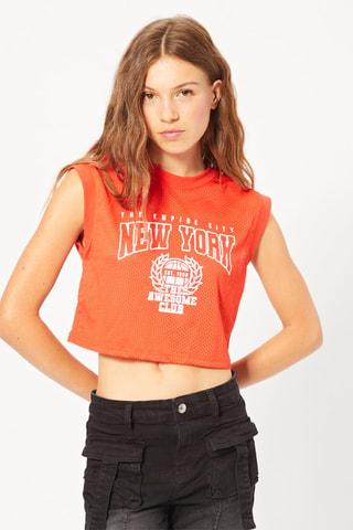 Crop top - Rouge
