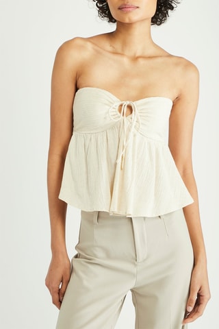 Top bustier - Beige