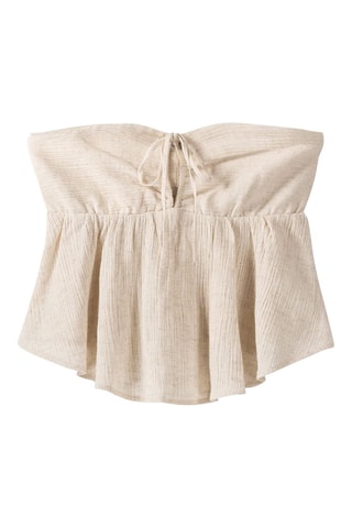 Top bustier - Beige