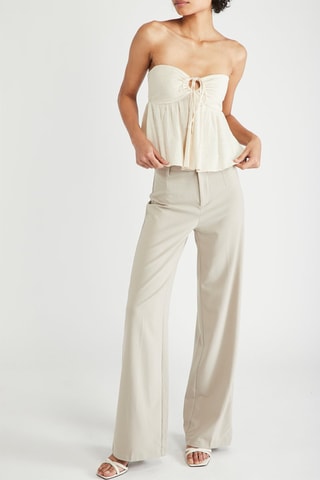 Top bustier - Beige