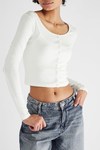 Gilet et top - Blanc