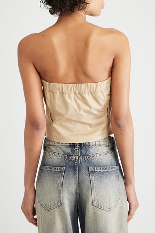 Top bustier - Beige