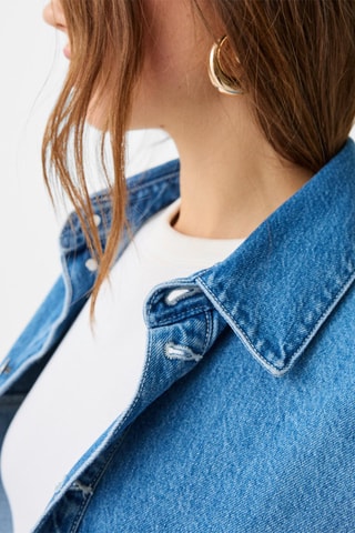 Chemisier oversize - Bleu