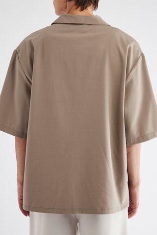 Chemise oversize - Beige