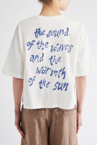 T-shirt oversize - Blanc