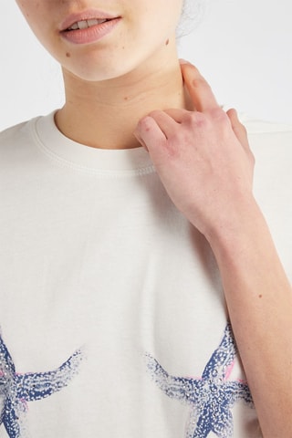 T-shirt oversize - Blanc