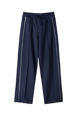 Pantalon wide legs - Bleu marine