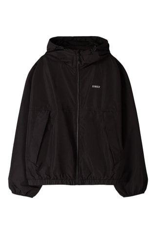 Coupe-vent à capuche - Noir