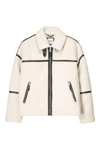 Blouson aviateur - Blanc