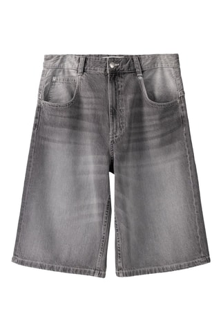 Bermuda en jean - Gris