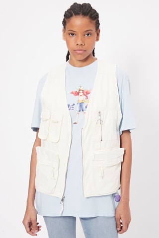 Gilet sans manches - Blanc