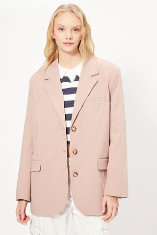 Veste longue Rose