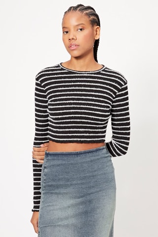 Pull court - Noir et blanc