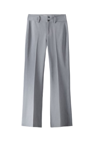 Pantalon flare - Gris