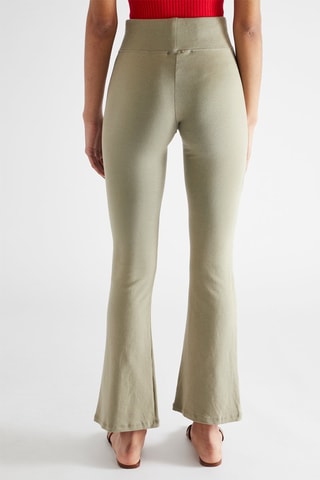 Pantalon flare - Beige