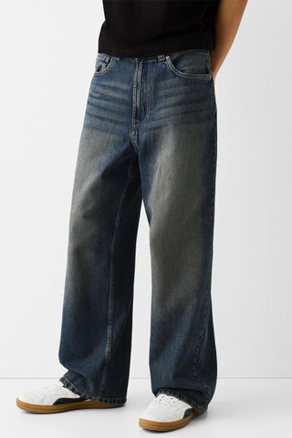 Jean wide legs - Bleu