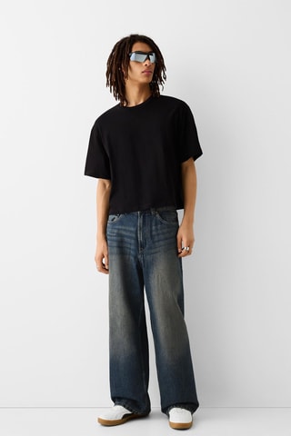 Jean wide legs - Bleu