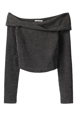 Top - Gris foncé