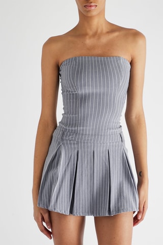 Robe bustier - Gris