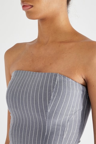 Robe bustier - Gris