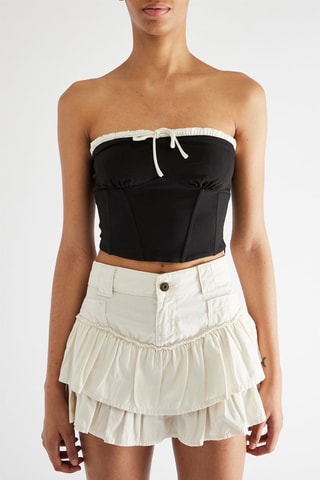 Top bustier - Noir