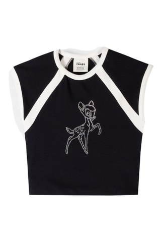 T-shirt Bambi Disney - Noir