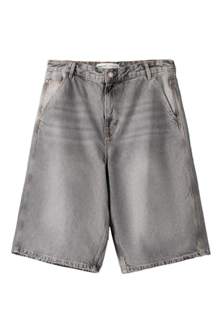 Bermuda en jean - Gris