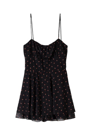 Combishort sans manches - Noir