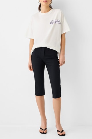 T-shirt oversize Olivia Rodrigo - Blanc cassé
