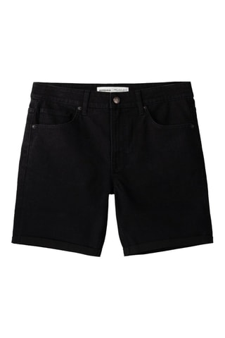 Short en jean - Noir