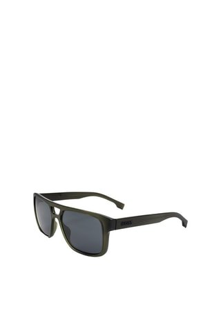Lunettes de soleil homme - Catégorie 3 - Hugo Boss - Gris et vert