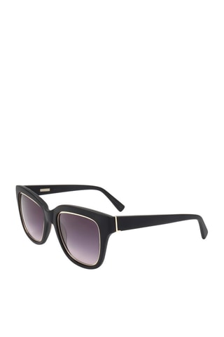 Lunettes de soleil femme - Catégorie 3 - Derek Lam - Noir, violet et doré