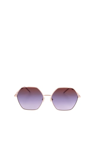Lunettes de soleil femme - Catégorie 2 - Hugo Boss - Violet, rose et doré