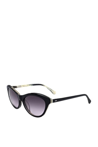 Lunettes de soleil femme - Catégorie 3 - Derek Lam - Blanc, noir et violet