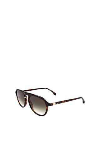Lunettes de soleil homme - Catégorie 3 - Hugo Boss - Vert, marron et doré
