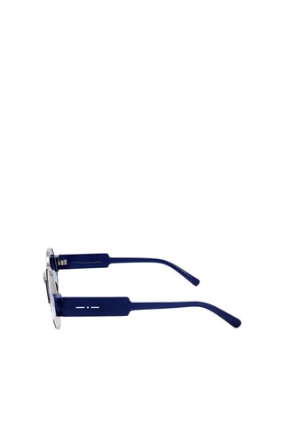 Lunettes de soleil homme - Catégorie 2 - Italia Independent - Bleu et argenté