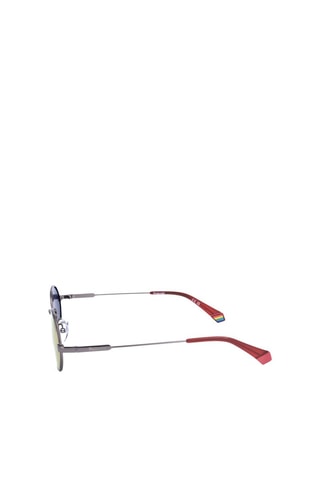 Lunettes de soleil femme - Catégorie 3 - Polaroid - Rouge et argenté