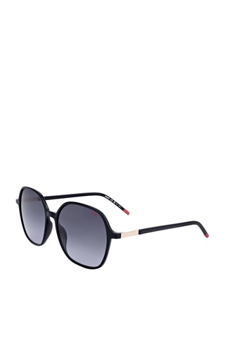 Lunettes de soleil femme - Catégorie 3 - Hugo - Noir, rouge, doré et gris