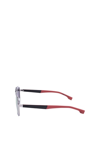 Lunettes de soleil homme - Catégorie 3 - Hugo Boss - Rouge et argenté